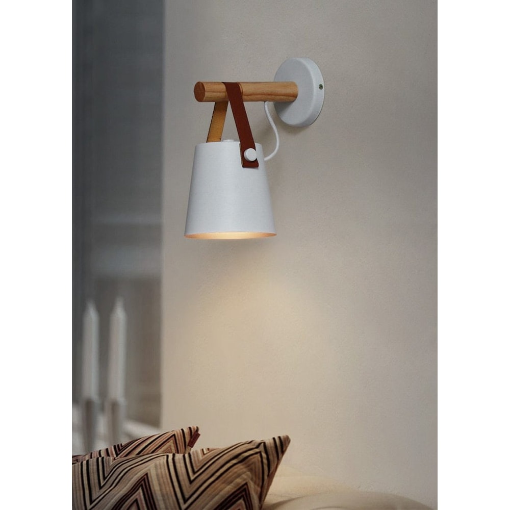 Nordic Wooden Hanging Wall Lamp5