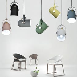 modern nordic angled drop light
