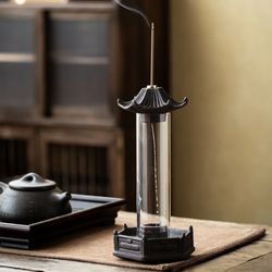 hexagonal pavilion backflow incense burner