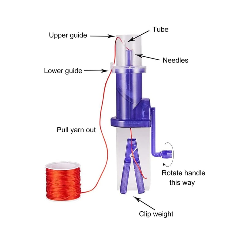 Premium DIY Hand Knitting Machine Kit For Crafting Sewing 5