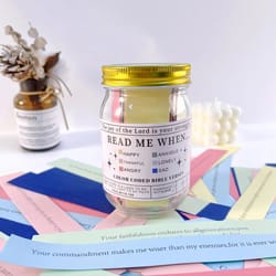 bible verses emotion jar – holiday wish bottle for christmas, easter & halloween