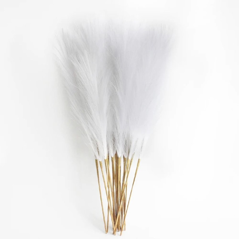6PCS Artificial Pampas Grass for DIY Arrangements