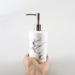 elegant ceramic soap dispenser - hand wash & shampoo bottle