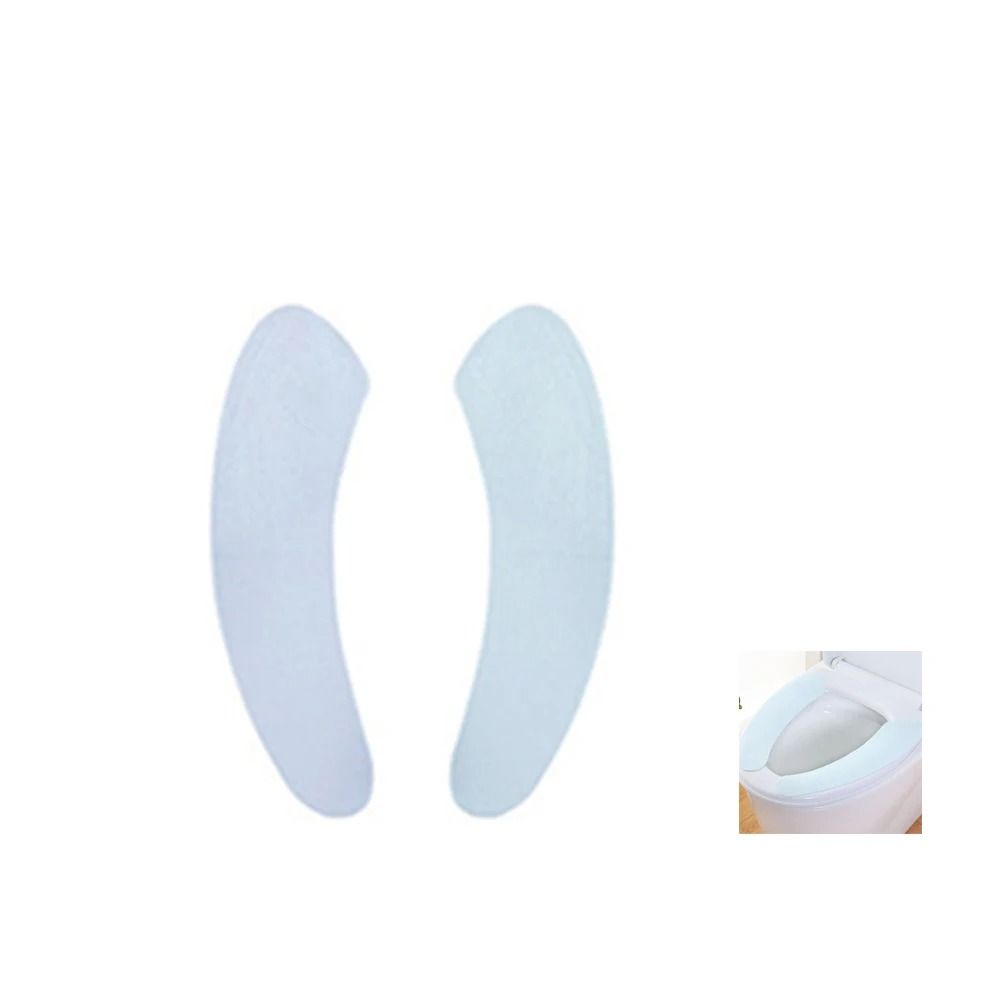 Washable Soft Toilet Seat Cover Plush Warm Sticky Pad 4