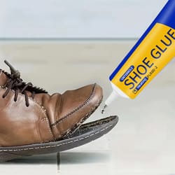 super strong waterproof shoe glue - 2oz universal adhesive for sneakers, boots & leather repairs