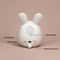 Cute Rabbit Alarm Clock With Night Light Dimming LED Digital Alarm Clock For Bedroom 5