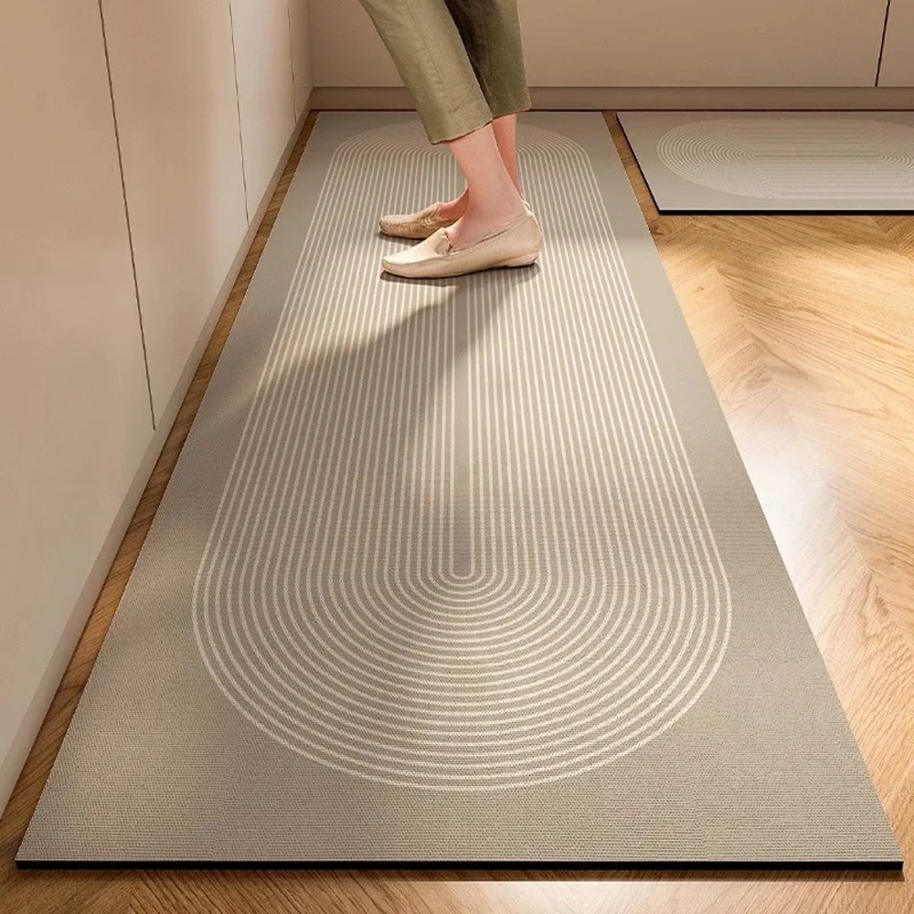 Super AntiSlip Diatomite Mud Floor Mat Japanese Style Soft Easy Handle Kitchen Carpet