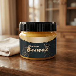eco elegance - all-natural 2-in-1 beeswax furniture polish for pristine wood restoration, safe & effective beeswax