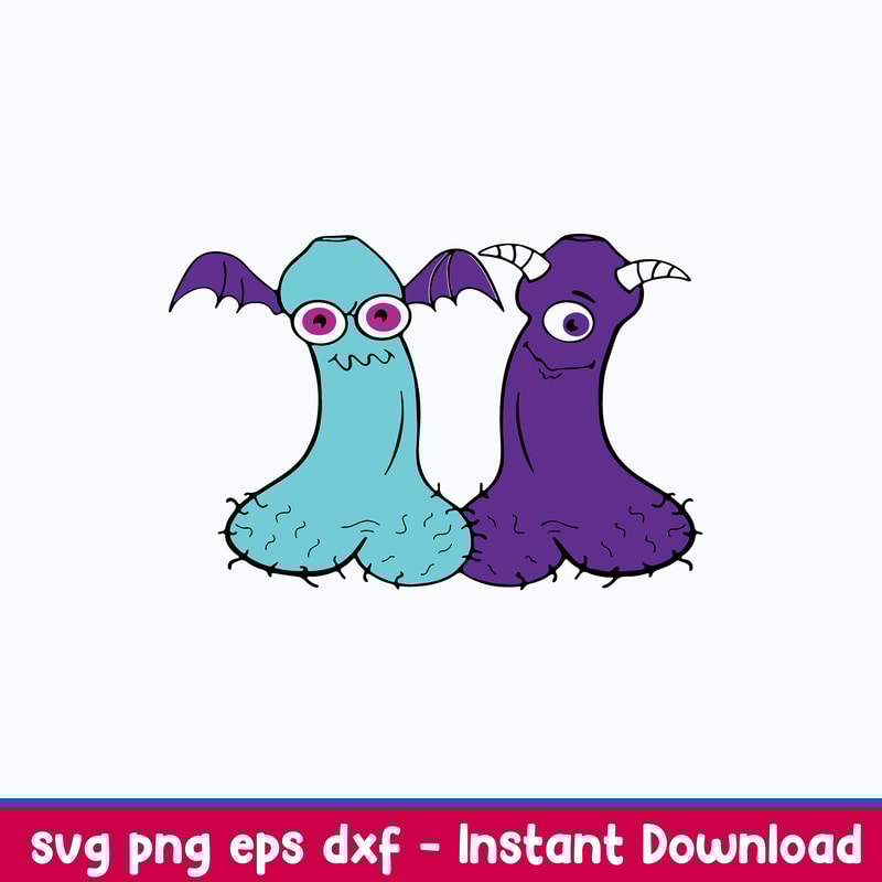 Monster Penis Svg, Funny Svg, Png Dxf Eps File.jpeg