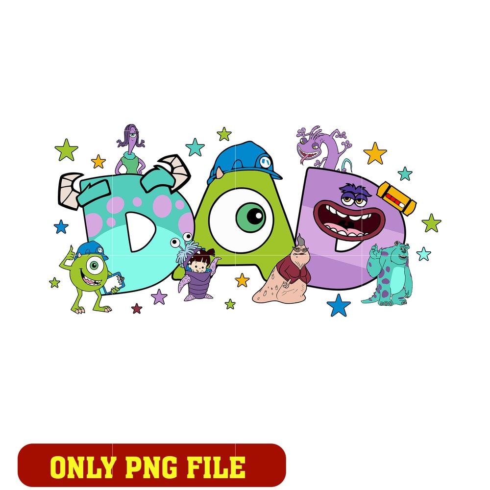 Disney Monsters Inc friends dad png