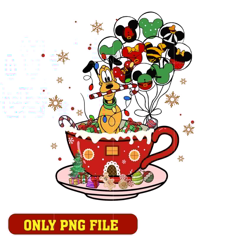 Dog pluto And Friends Coffee png