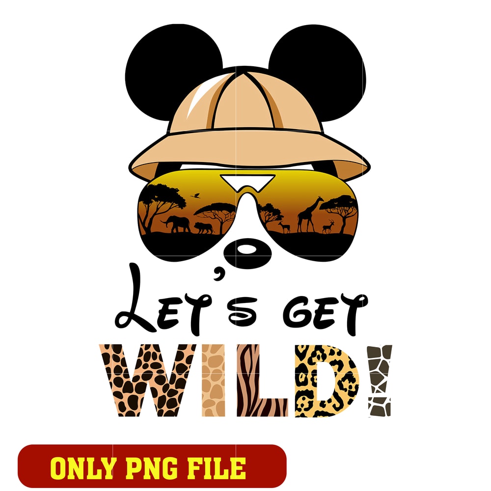 mickey Mouse Let's Get Wild png
