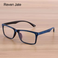 vintage reven glasses men and women wooden pattern unisex fashion retro optical spectacle eyeglasses frame
