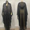Vintage Thin Hooded Cloak Women Clothing Cape Dress Fashion Ponchos Coats  Jackets With Bling Diamo 9