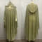 Vintage Thin Hooded Cloak Women Clothing Cape Dress Fashion Ponchos Coats  Jackets With Bling Diamo 10