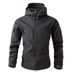 waterproof mens softshell fleece jackets winter autumn outdoor hiking hunting thermal camping fishing cargo coats warm