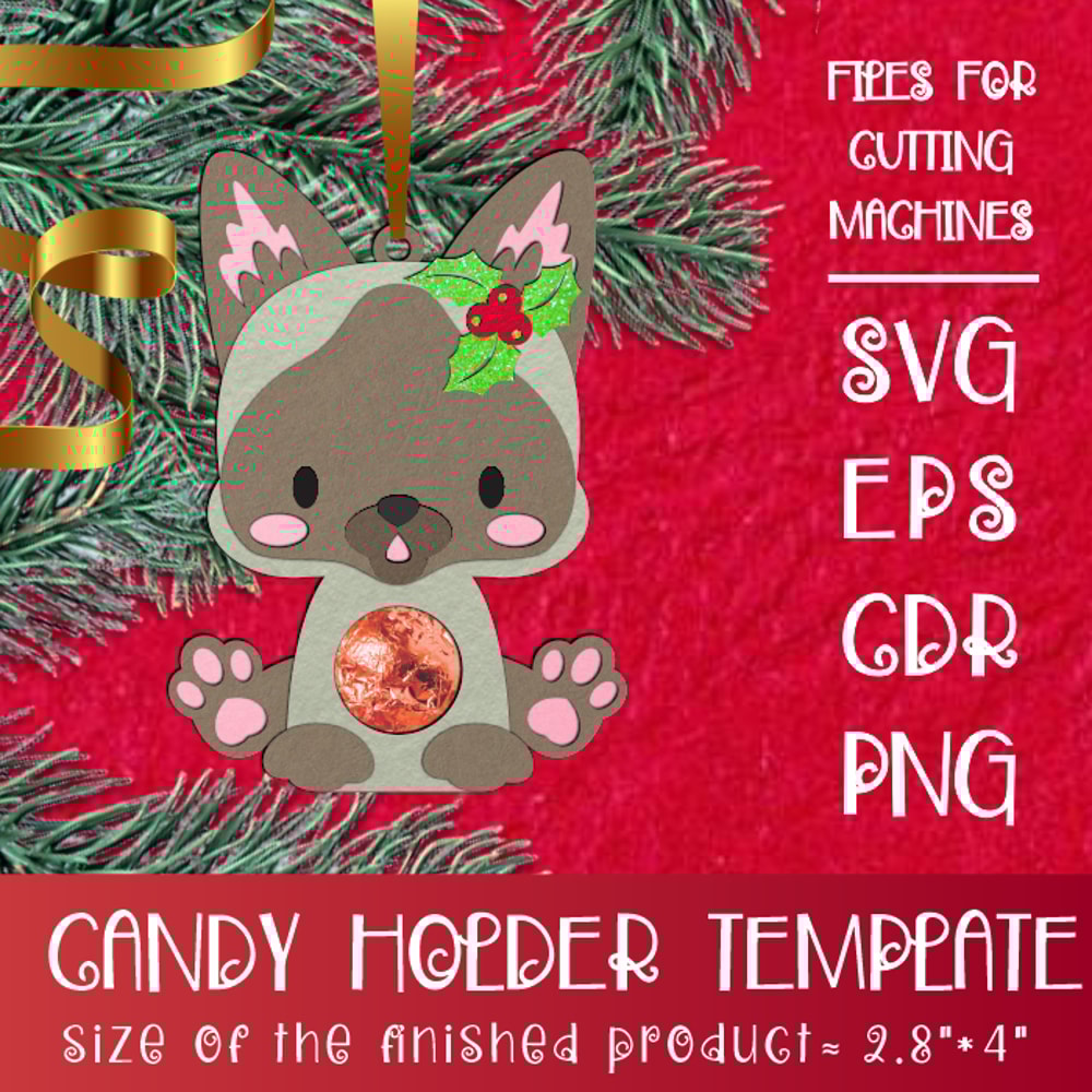 Cat Breeds Candy Holder Bundle Cristmas Ornaments 8