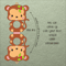 Baby Monkey Christmas Candy Holder Template 1