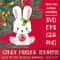 Baby Bunny Christmas Candy Holder Template 0