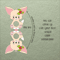 Fennec Fox Christmas Candy Holder Template 1