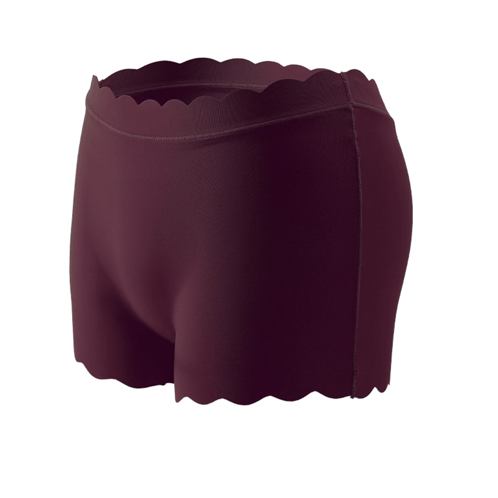 Womens Seamless Silk Satin Panties Wavy Edge Cozy Lingerie Briefs for Everyday Comfor