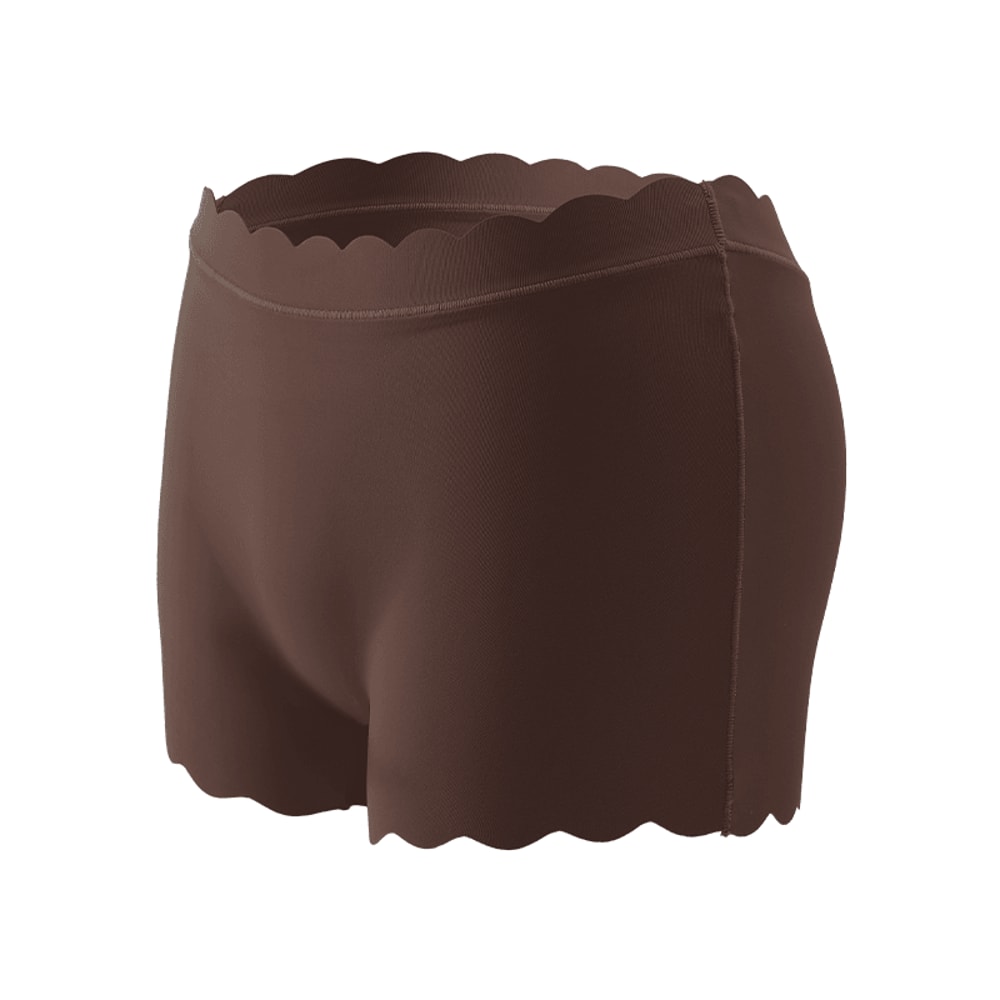 Womens Seamless Silk Satin Panties Wavy Edge Cozy Lingerie Briefs for Everyday Comfor