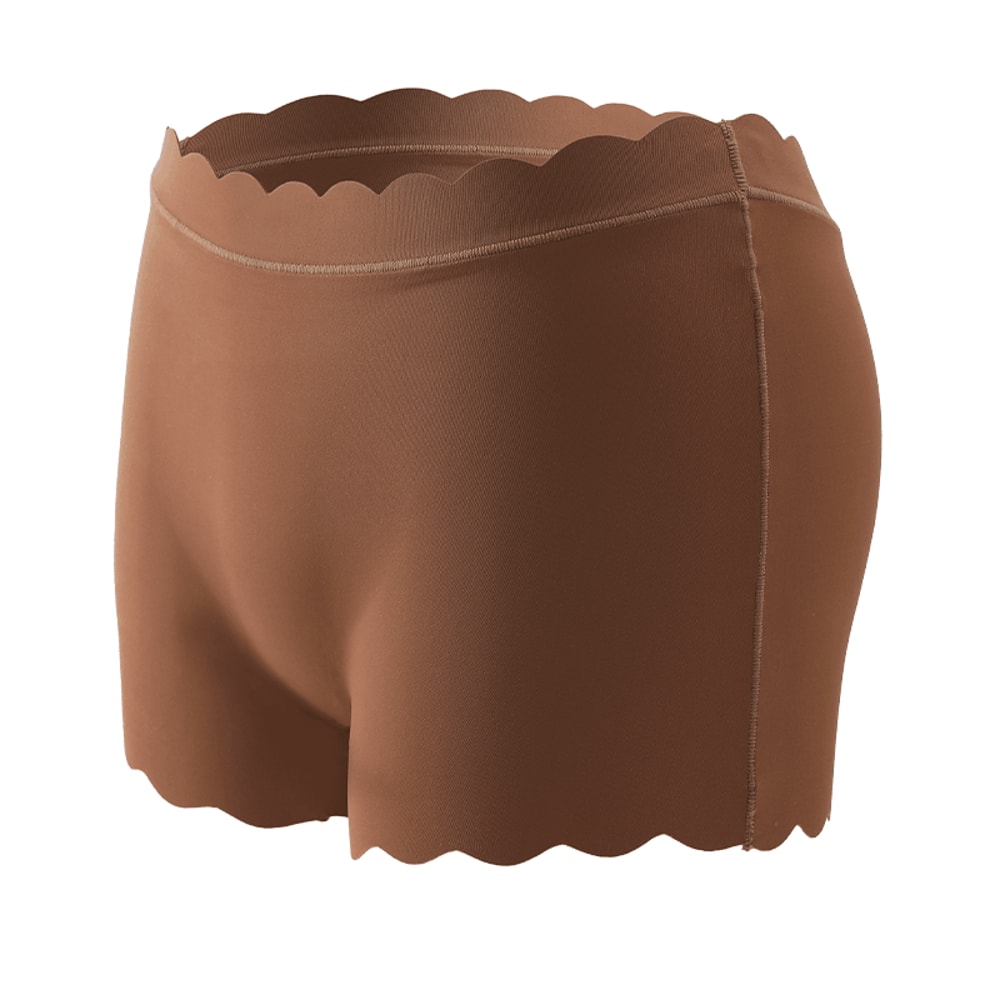 Womens Seamless Silk Satin Panties Wavy Edge Cozy Lingerie Briefs for Everyday Comfor