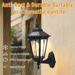 solar garden led lights retro landscape pathway light, outdoor tungsten filament lamps, street floor decorative lighting