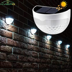 solar lights half round outdoor waterproof bright courtyard garden hedge balcony night lamps induction decoration light