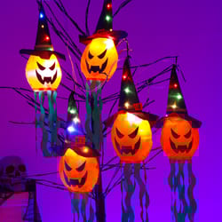 led halloween pumpkin, outdoor light battery power, horror grimace glowing, ghost skeleton party props, decoration set