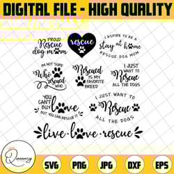 rescue dog - dog svg and cut files for crafters svg bundle valentines day files bundle cut files silhouette cricut svg d