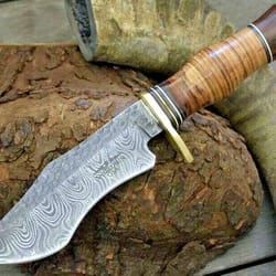 tactical survival kit with handcrafted hunting blade - wilderness guardian - blademaster