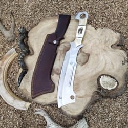 conquer the wilderness: 16.5" handcrafted machete, cleave with ease