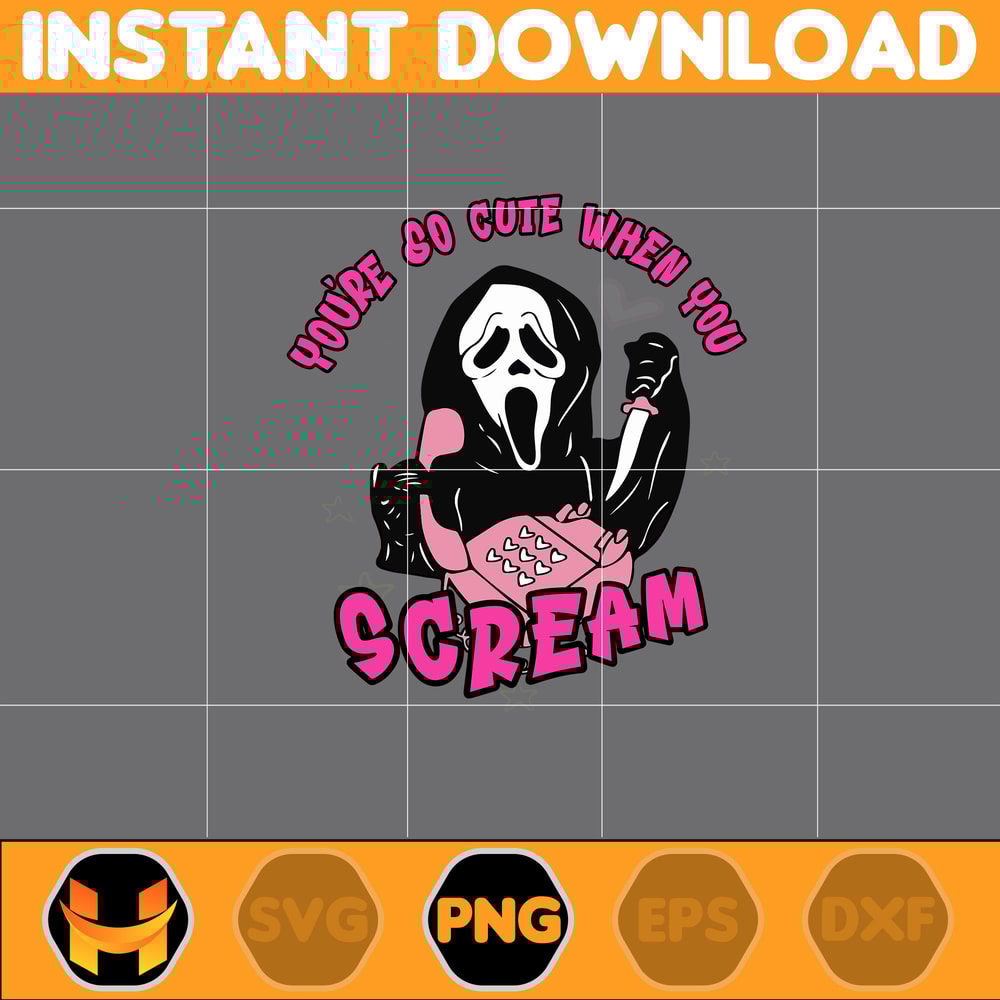 Ghostface Horror Valentine PNG, Valentine's Day Horror Character, Horror Valentine Png, Valentine's Day Png (11).jpg