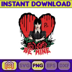 valentine wed addams png, valentine movies png, valentine wednes png, nevermore academy png (12)