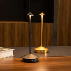 type-c rechargeable table lamp, creative touch led for dining, hotel, bar, coffee shop