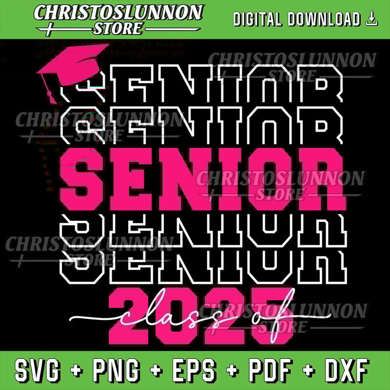 Class Of 2025 Senior 2025 Graduation 2025 Back To School Svg Graduate Svg Class Of 2025 Svg High School Senior Svg 0