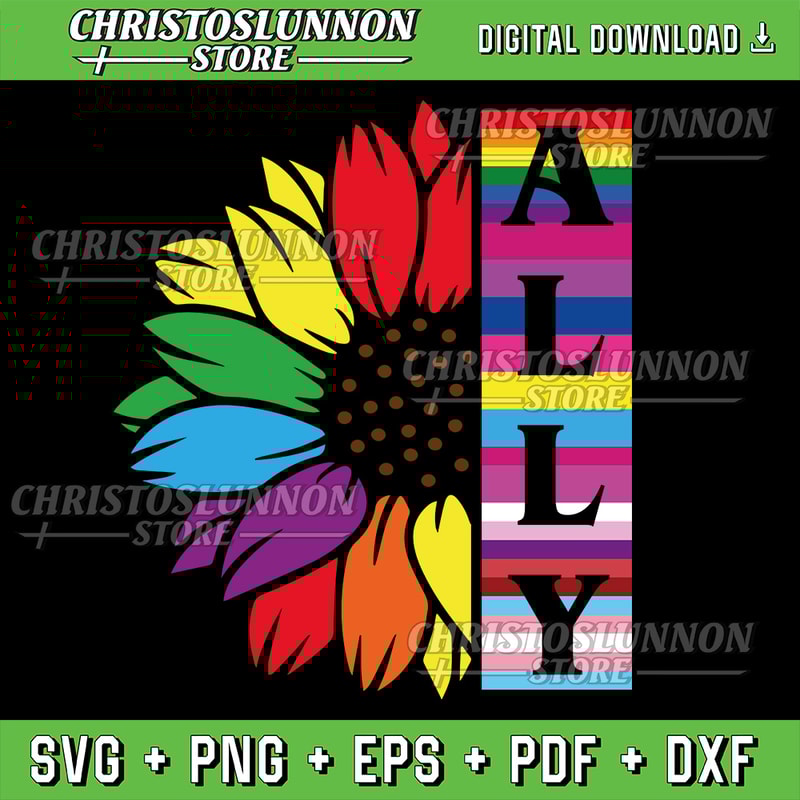 Lgbt Gay Ally Rainbow Pride Flag Svg Gay Pride Svg Files Lesbian Svg LGBT Rainbow Svg LGBT Quotes S 0