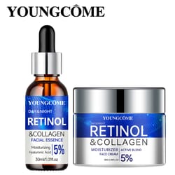 retinol & collagen firming cream serum, repairs skin, increases elasticity, deep hydration for radiant glow