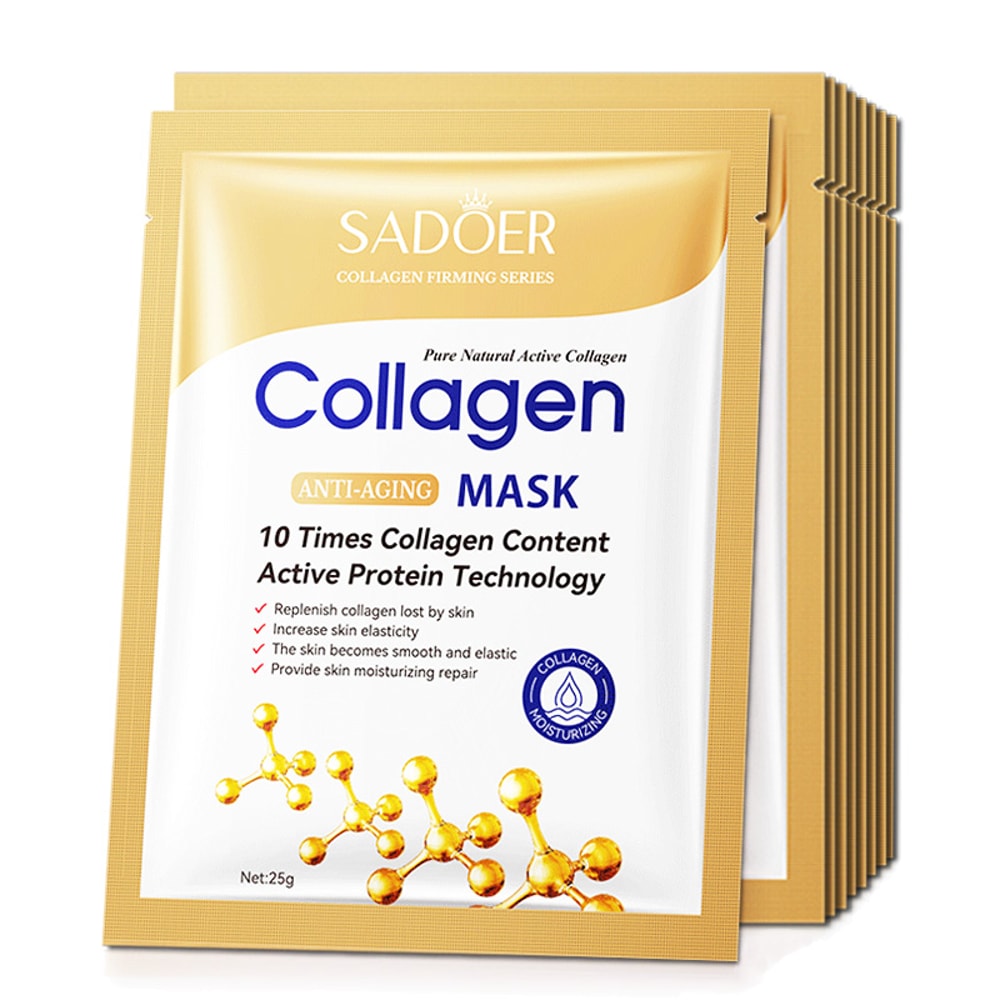 Hyaluronic Acid Collagen Face Mask Firming Hydrating Skincare Sheet Mask For Deep Moisturizing Ant 1