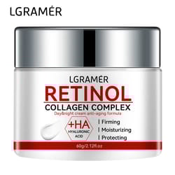 retinol lifting firming cream, collagen face cream for smooth wrinkles, moisturizer & brighten skin