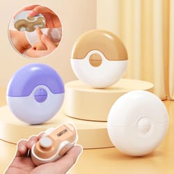 automatic manicure machine, 2 in 1 electric nail clippers, usb charging polishing tool, grinding fingernail trimmer