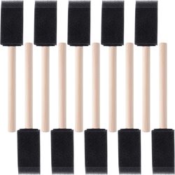 sponge brush wooden handle watercolor oil stain art craft painting drawing kit, art tools for diy