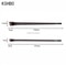 2-Piece Angled Eyebrow Brush Set for Precise Brows and Clean Eyeliner