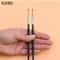 2-Piece Angled Eyebrow Brush Set for Precise Brows and Clean Eyeliner