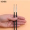 2-Piece Angled Eyebrow Brush Set for Precise Brows and Clean Eyeliner