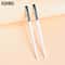 2-Piece Angled Eyebrow Brush Set for Precise Brows and Clean Eyeliner