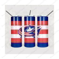 columbus blue jackets tumbler, columbus blue jackets wrap, columbus blue jackets design, sport tumbler, nhl tumbler wrap