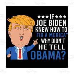 if joe biden knew how to fix a mercia why didnt he tell obama, trending svg, joe biden svg, joe biden gift, joe biden sh