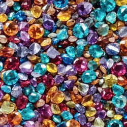 multicolored rhinestones 42 tileable repeating pattern